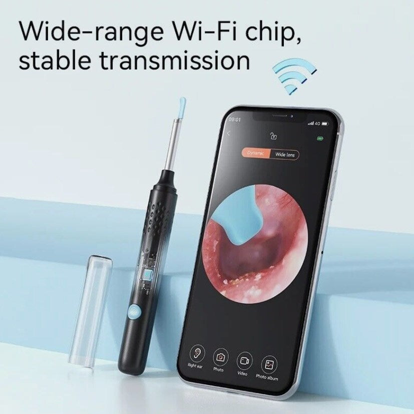 Wireless Ear Wax Remover, Camera HD Ear Endoscope Spoon Pick Cleaning Tools Kit