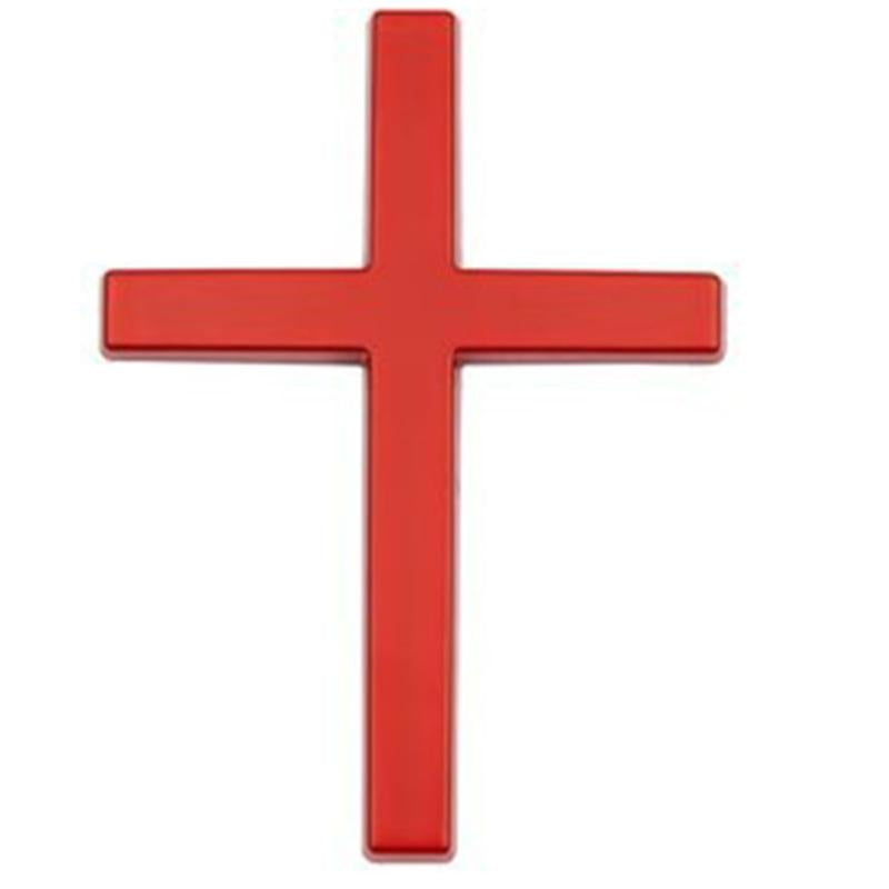 Car Exterior Decorative Sticker Universal Cross Design for Motorcycle & SUV Car Decorations Decal Sticker for Cars Car Decals Easy Application Stylish Cross Aesthetic Enhancer