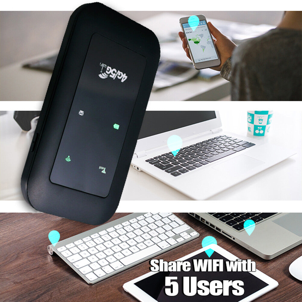 Unlocked Wifi Mobile Broadband Wireless Router Portable Mifi Hotspot 4G LTE TOP!