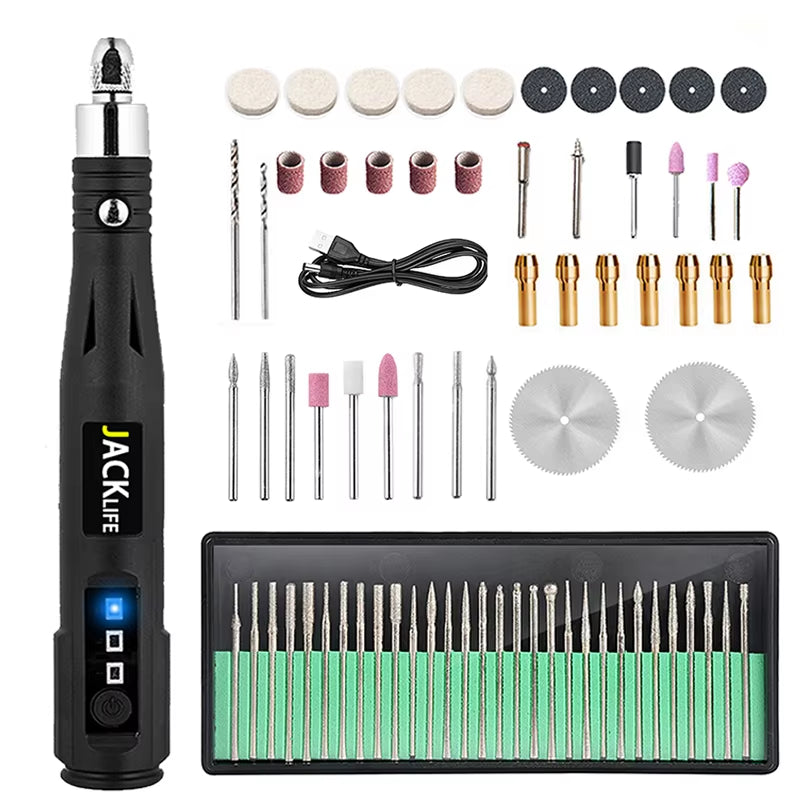 JANGKLIFE Electric Drill Grinder Engraver Pen Grinder Mini Drill Electric Rotary Tool Grinding Machine