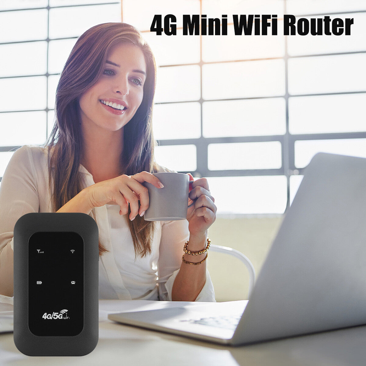 Unlocked Wifi Mobile Broadband Wireless Router Portable Mifi Hotspot 4G LTE TOP!