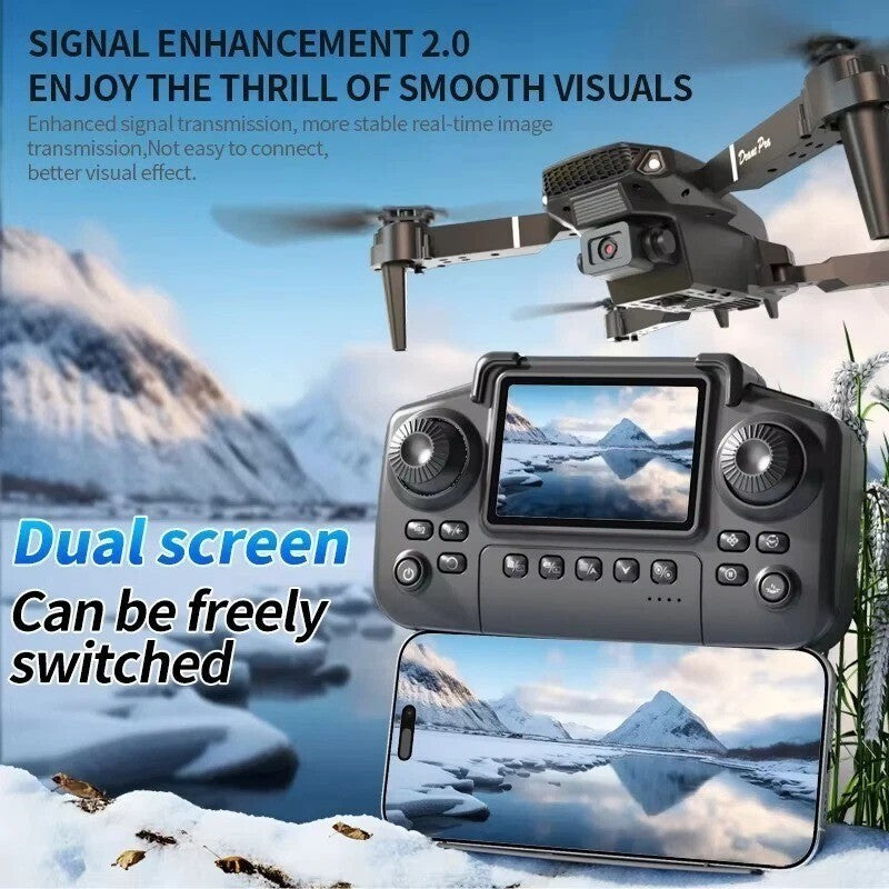 4K GPS Drone with Camera Wifi RC Quadcopter Brushless Auto Return Follow Me UK