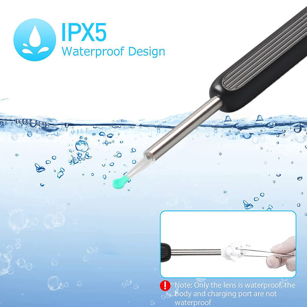 Wireless Ear Wax Remover, Camera HD Ear Endoscope Spoon Pick Cleaning Tools Kit