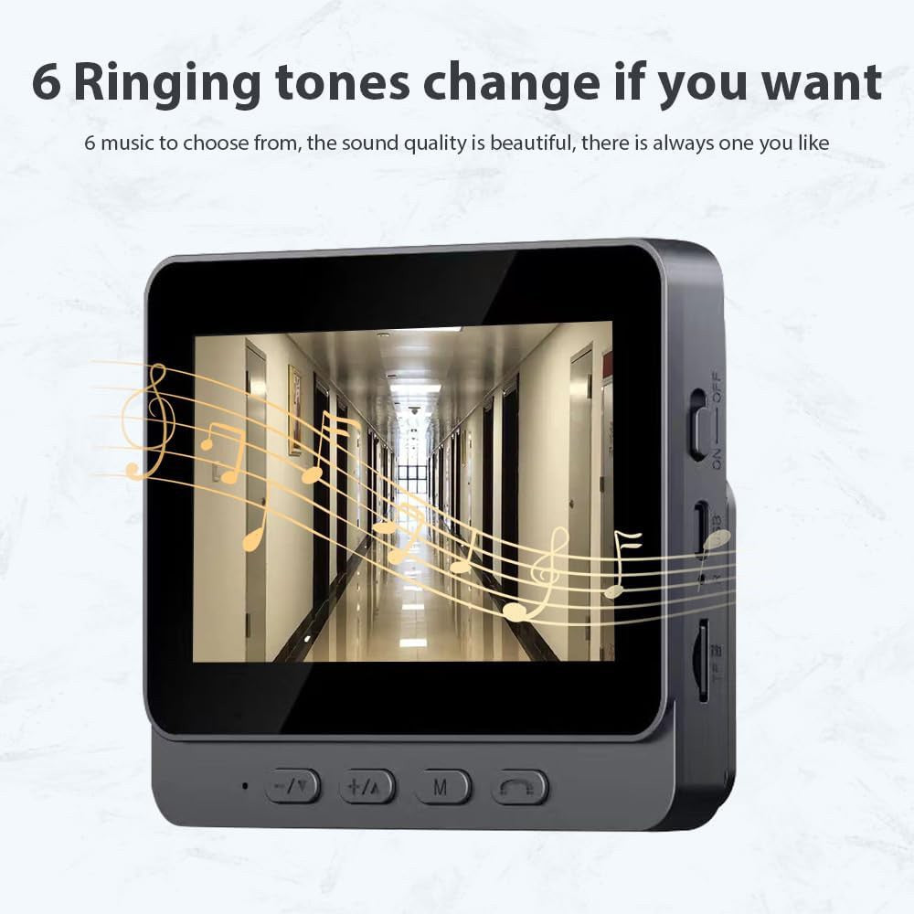 Wireless Wifi Video Doorbell Smart Camera Door Bell Ring Intercom Security UK