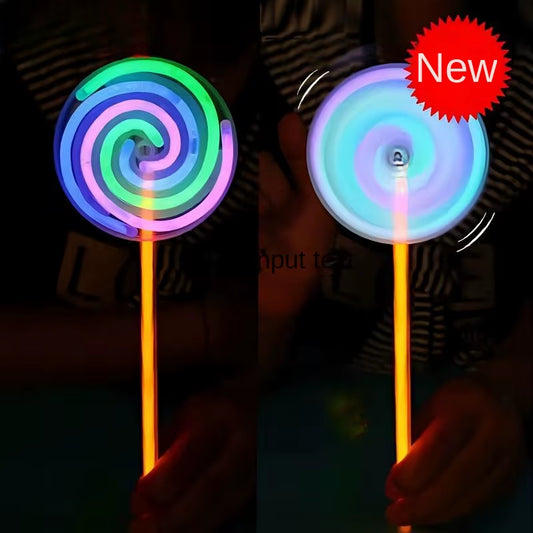 Lollipop Glow Stick Set Glowing Rotating Windmill Party Concert Stage Toy DIY Fluorescent Prop