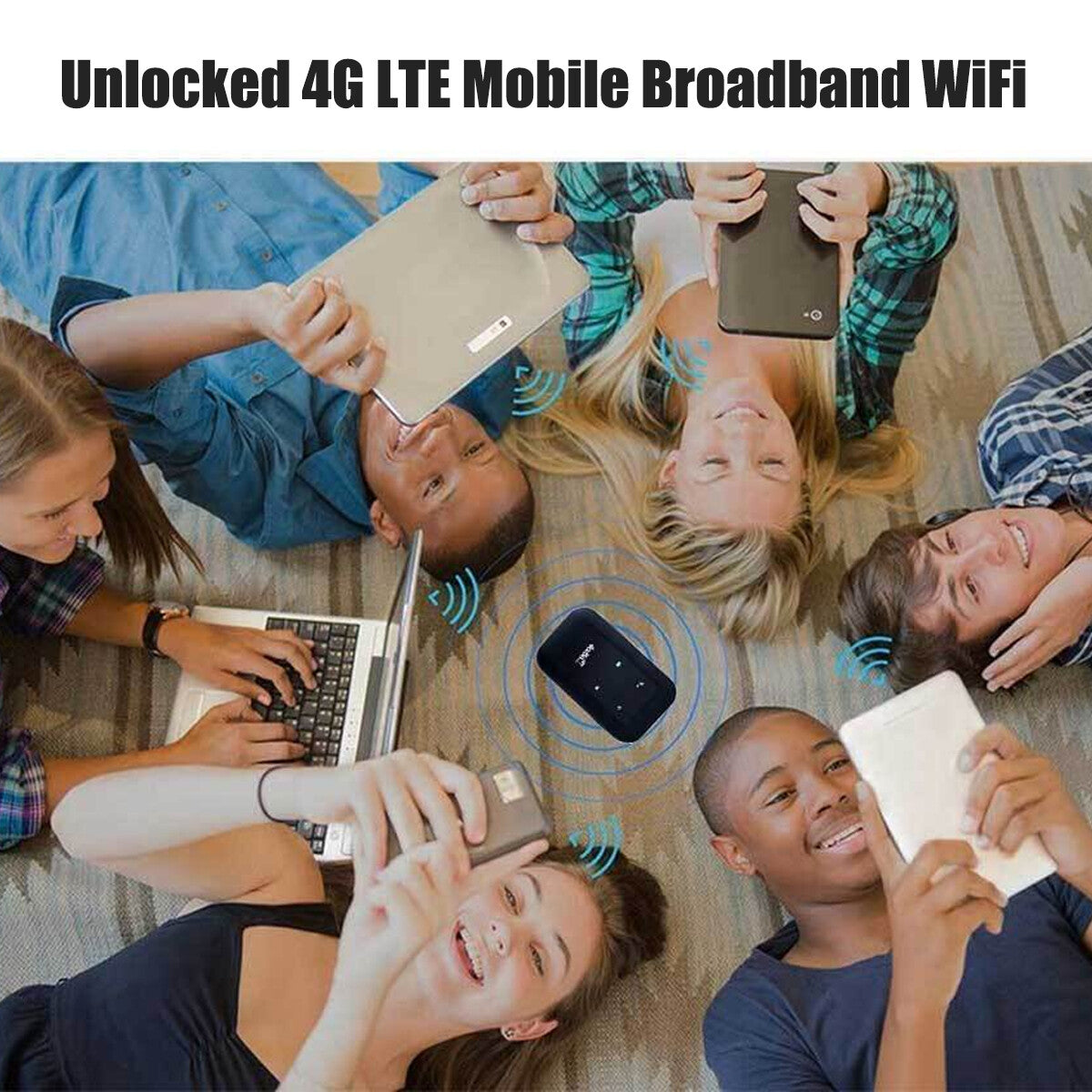 Unlocked Wifi Mobile Broadband Wireless Router Portable Mifi Hotspot 4G LTE TOP!