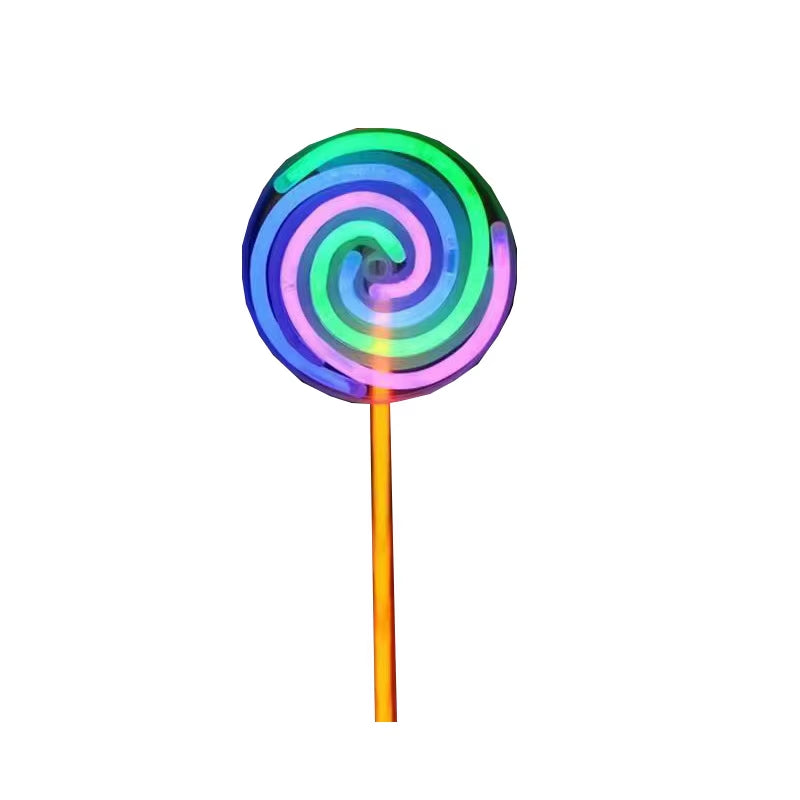 Lollipop Glow Stick Set Glowing Rotating Windmill Party Concert Stage Toy DIY Fluorescent Prop