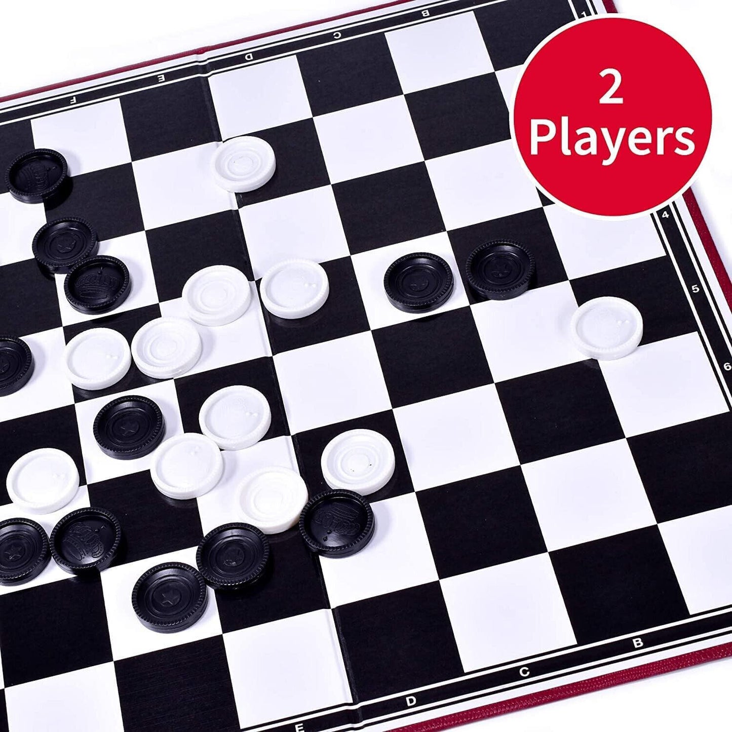 Draughts Traditional Family Board Game Holiday Party Fun Best Xmas Gift