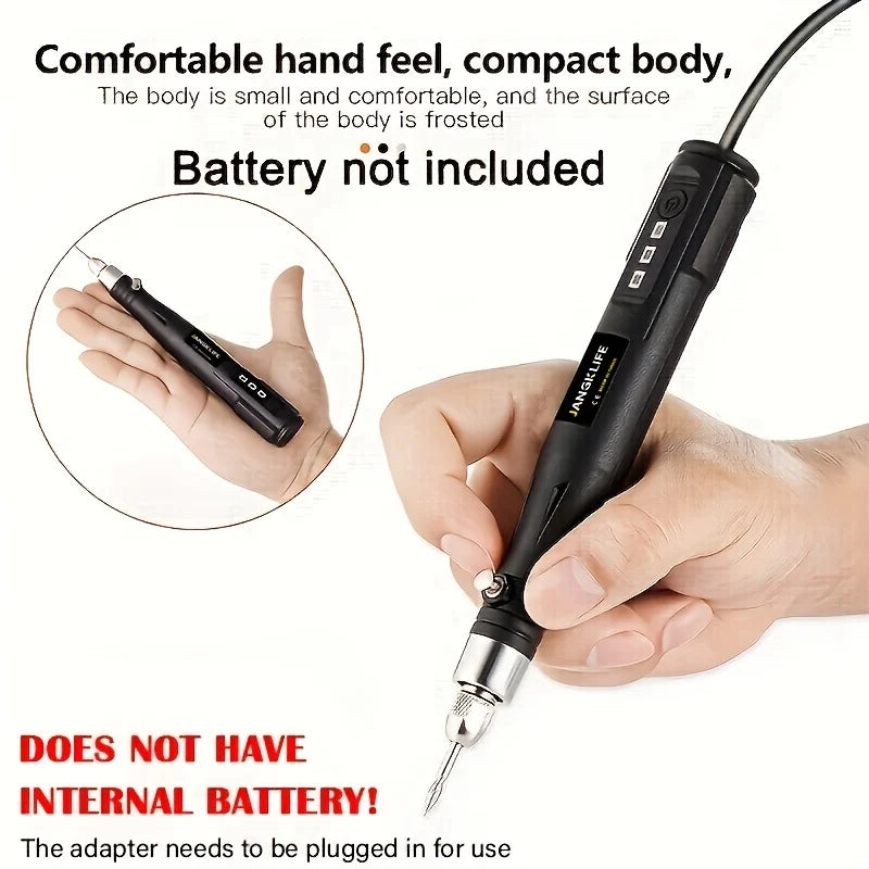 JANGKLIFE Electric Drill Grinder Engraver Pen Grinder Mini Drill Electric Rotary Tool Grinding Machine