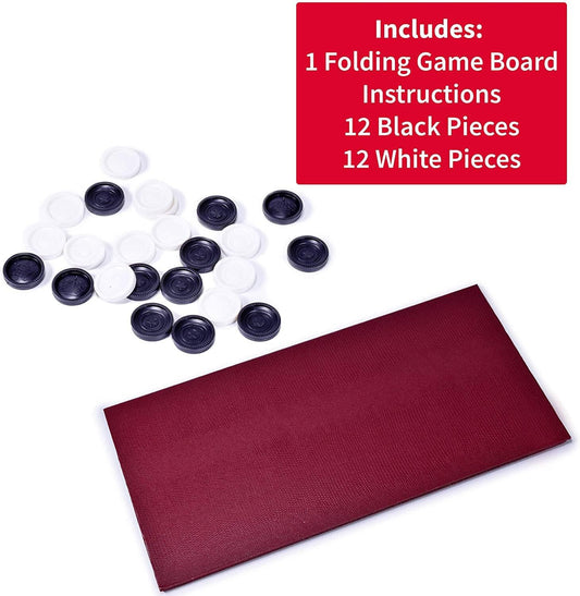 Draughts Traditional Family Board Game Holiday Party Fun Best Xmas Gift