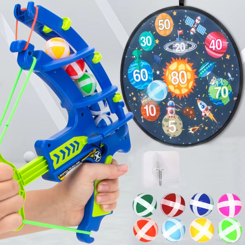 Sticky Balls Dart Board Games for Children Boys Indoor Party Games Dart Board for Kids Educational Toys 3 4 5 Years