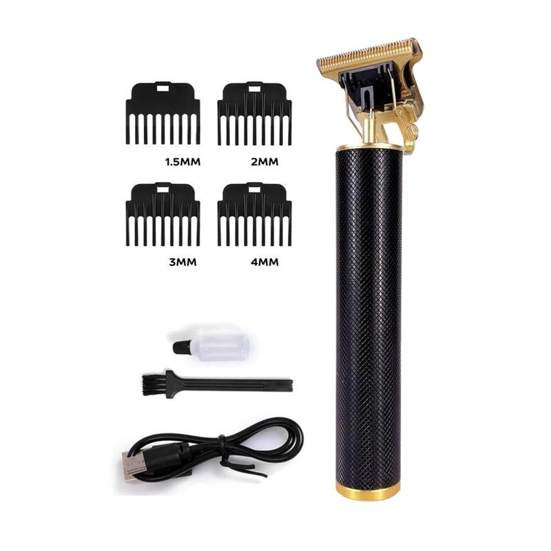 Rechargeable T-Blade Hair Clippers for Men,Approached Zero Gapped Hair Trimmer,Home Hair Cutting Cordless Grooming Kit.