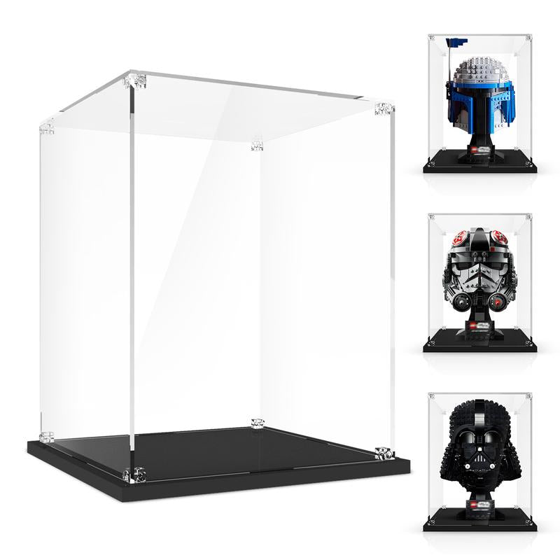 Display Case for Star- Wars Helmet, Display Box Compatible with Helmet 75429 76285 75349 75328 75304 75351 75327 76187 76182 76199