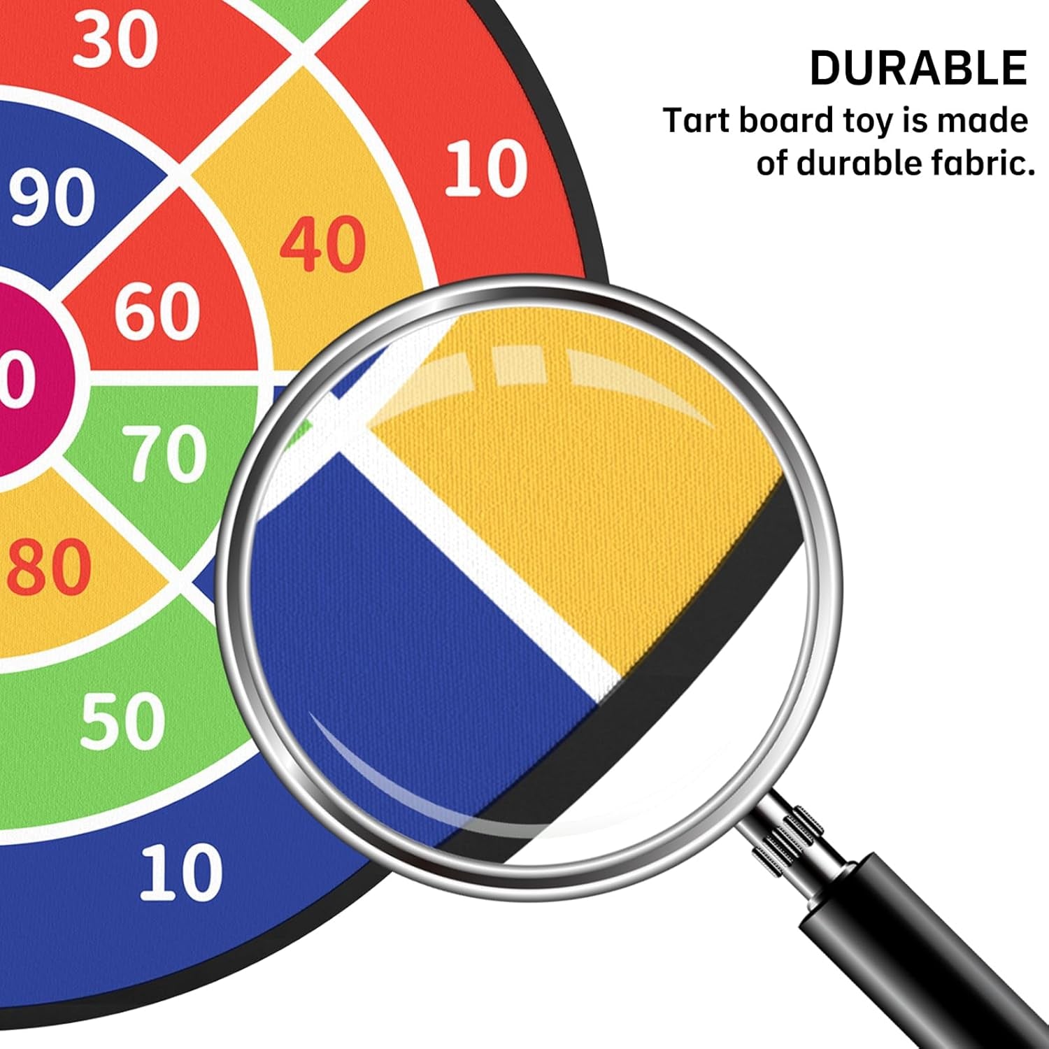 29" Large Dart Board for Kids, Boys Toys Dartboards with 20 Velcro Sticky Balls, Indoor & Outdoor Sport Fun Party Play Game Toys, Birthday Kids Gift Boys Girls 3 4 5 6 7 8 9 10 11 12 Years Old