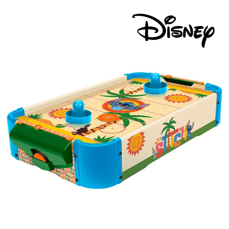 Wooden Electronic Air Hockey Table - Disney Princess Mickey Stitch Avengers Transformers Edition for Kids Ages 4+, Officially Licensed