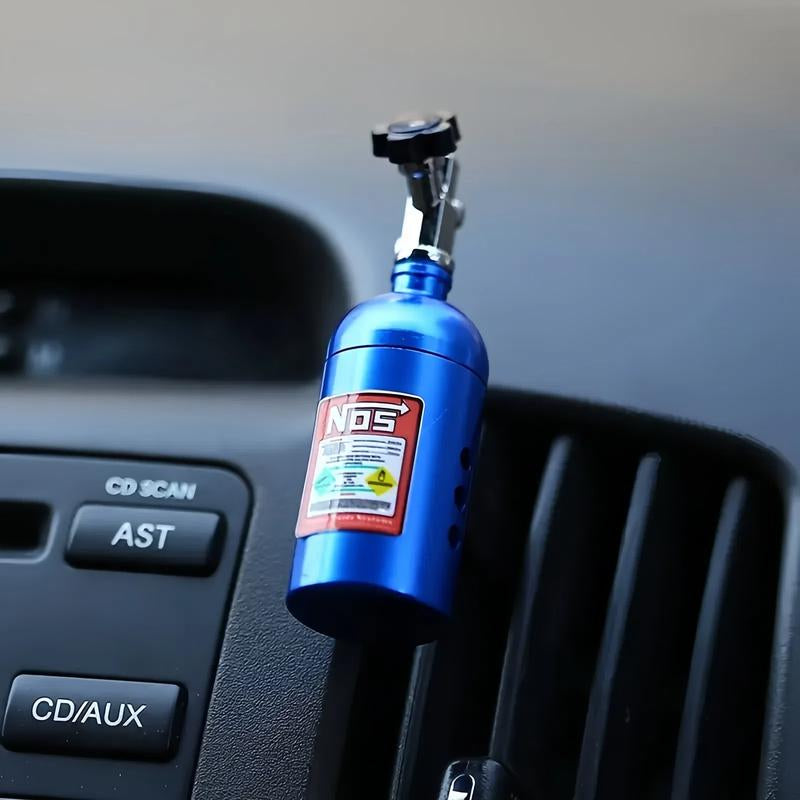 Car Air Freshener with Nos Nitrogen Bottle, Provides Fragrance for Car Vents, Automotive Aroma Accessories, Enhances Vehicle Interior Scent, Car Interior Diffusers