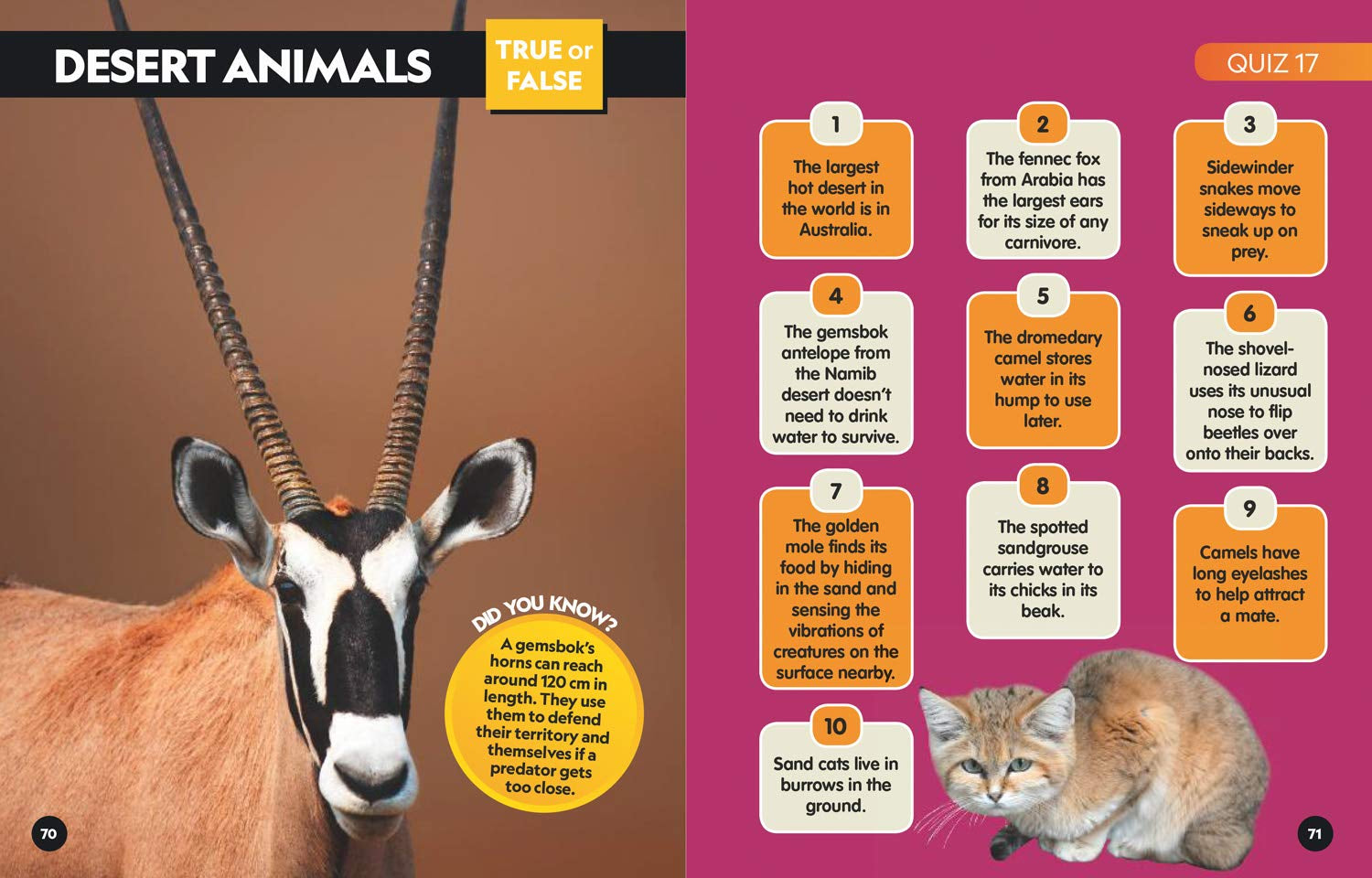 Animals Quiz Book: 300 Brain Busting Trivia Questions (National Geographic Kids)