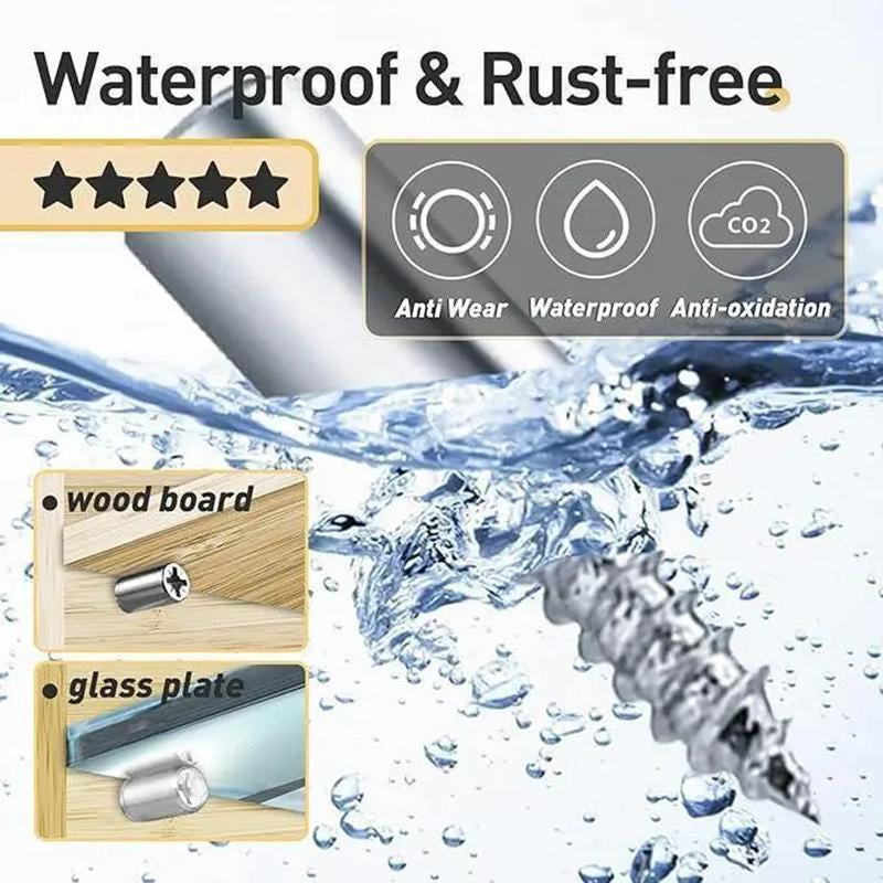 40Count Self-Tapping Screws,Shelf Support Pegs,Shelf Pins with Non-Slip Sleeve,Cabinet Shelf Pegs for Kitchen Utensils,Bookcases and Wardrobes,Fixed Support Self-Tapping Cross Screw.