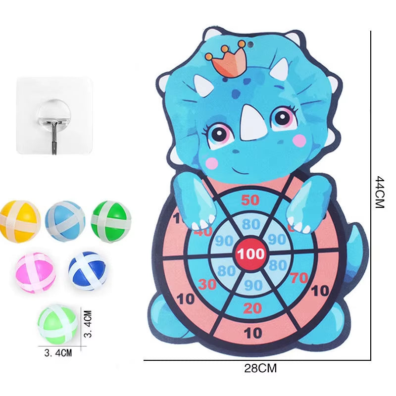 Sticky Balls Dart Board Games for Children Boys Indoor Party Games Dart Board for Kids Educational Toys 3 4 5 Years