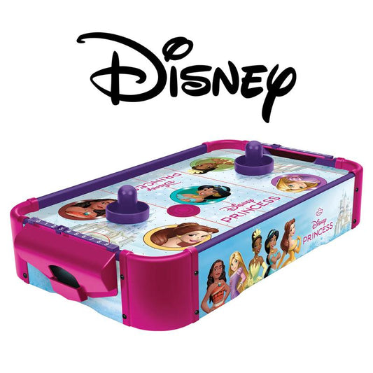 Wooden Electronic Air Hockey Table - Disney Princess Mickey Stitch Avengers Transformers Edition for Kids Ages 4+, Officially Licensed