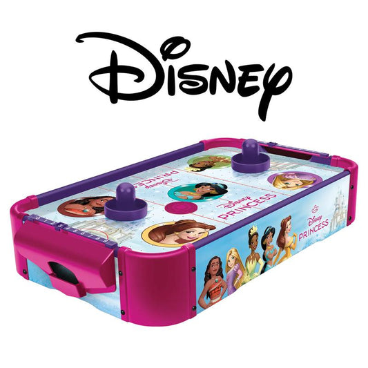 Wooden Electronic Air Hockey Table - Disney Princess Mickey Stitch Avengers Transformers Edition for Kids Ages 4+, Officially Licensed