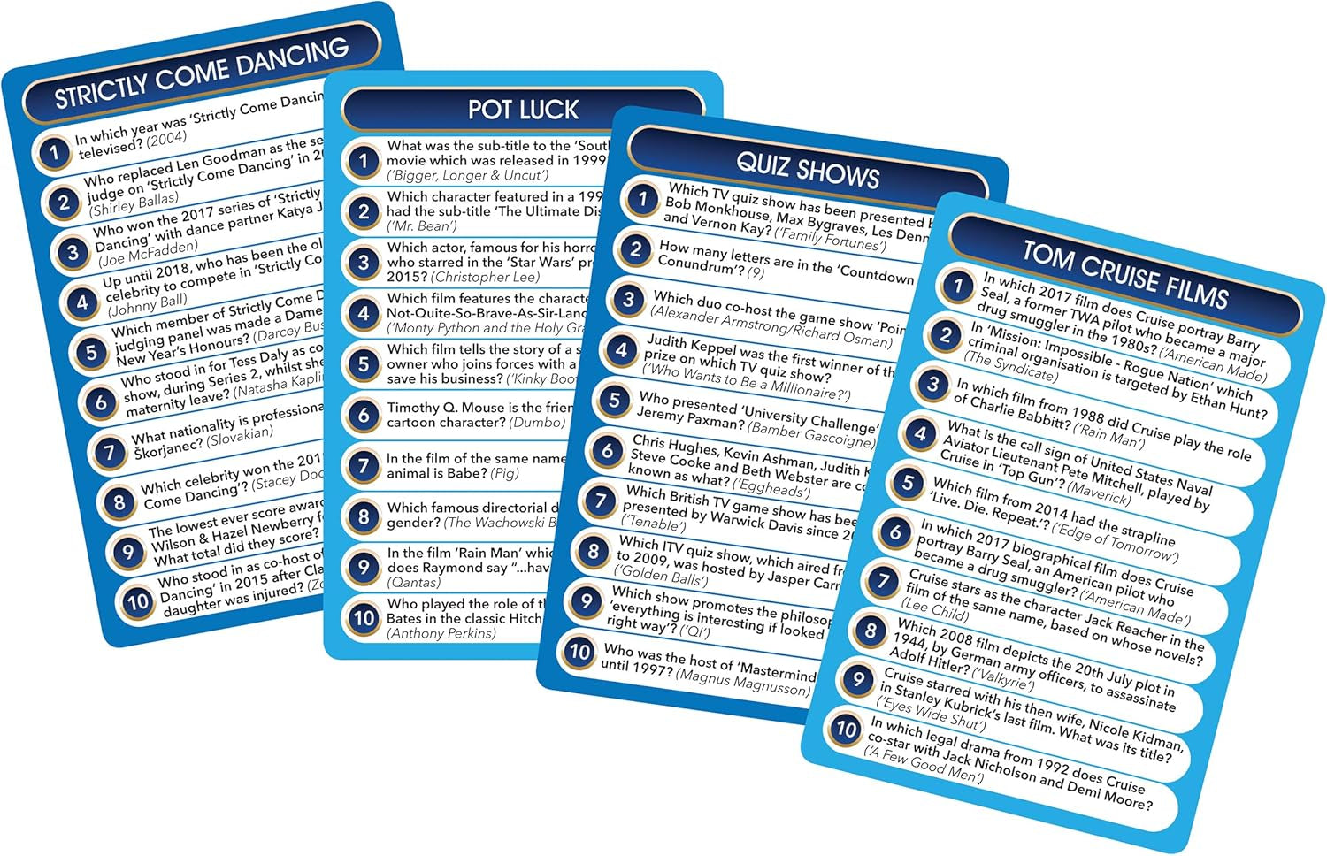 Cheatwell Games Top Trivia Ultimate, Quiz Game - 5000 Questions to Test Your Kno