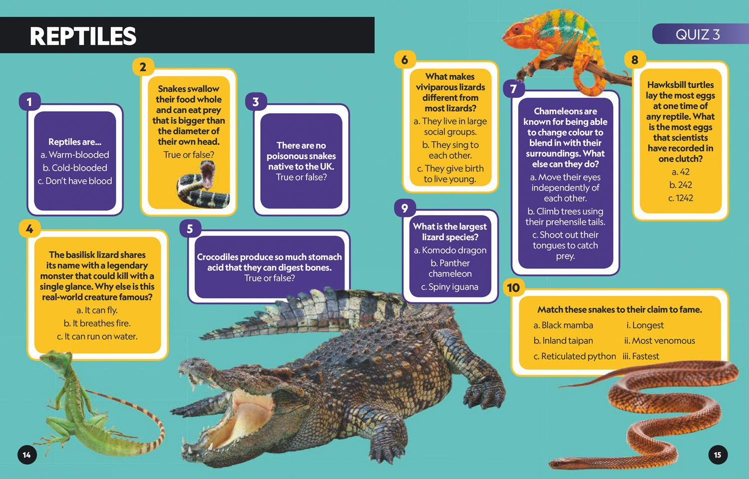 Animals Quiz Book: 300 Brain Busting Trivia Questions (National Geographic Kids)