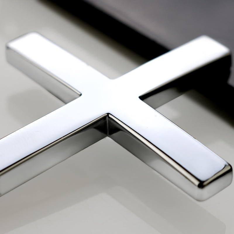 Car Exterior Decorative Sticker Universal Cross Design for Motorcycle & SUV Car Decorations Decal Sticker for Cars Car Decals Easy Application Stylish Cross Aesthetic Enhancer