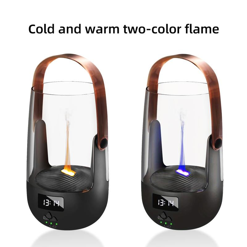 Cozy Nights Redefined 200ML Vintage Flame Diffuser with Programmable Aromatherapy & Safety Auto-Off