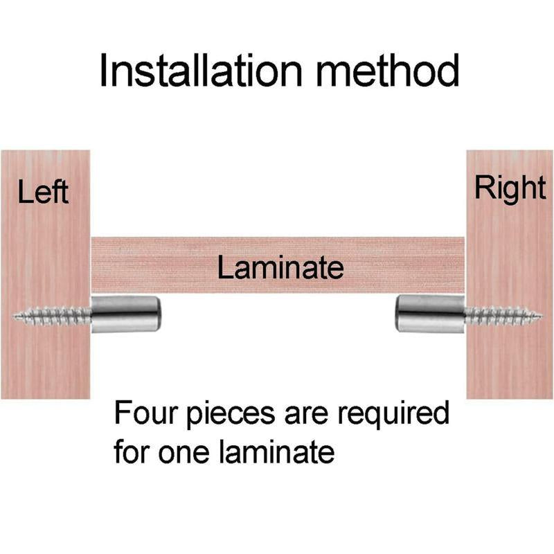 40Count Self-Tapping Screws,Shelf Support Pegs,Shelf Pins with Non-Slip Sleeve,Cabinet Shelf Pegs for Kitchen Utensils,Bookcases and Wardrobes,Fixed Support Self-Tapping Cross Screw.